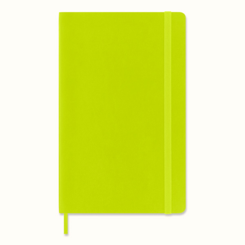 Notes MOLESKINE Classic L (13x21 cm) gładki, miękka oprawa, lemon green, 240 stron, zielony - zdjęcie (10
