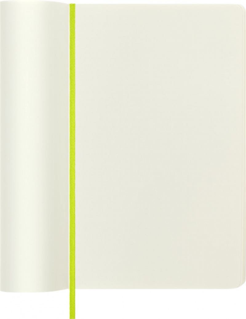 Notes MOLESKINE Classic L (13x21 cm) gładki, miękka oprawa, lemon green, 240 stron, zielony - zdjęcie (7