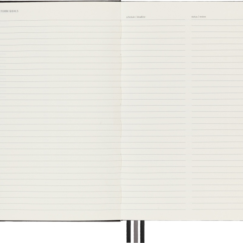 Notes MOLESKINE PRO Project Planner L (13x21 cm) twarda oprawa, czarny - zdjęcie (9