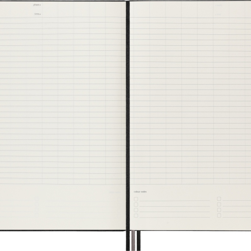 Notes MOLESKINE PRO Project Planner XL (19x25 cm) twarda oprawa, czarny - zdjęcie (4