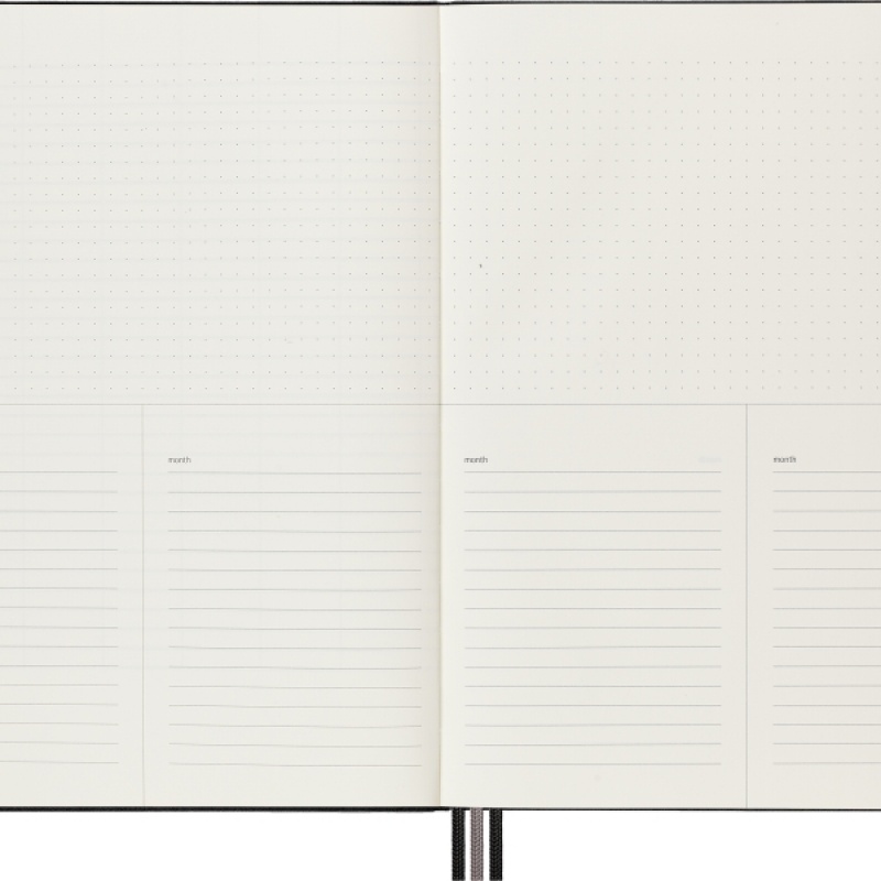 Notes MOLESKINE PRO Project Planner XL (19x25 cm) twarda oprawa, czarny - zdjęcie (7