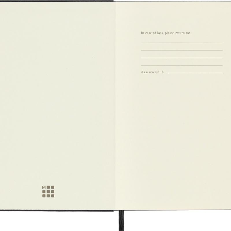 Notes MOLESKINE Classic M (11,5x18 cm) w linie, twarda oprawa, 208 stron, czarny - zdjęcie (9
