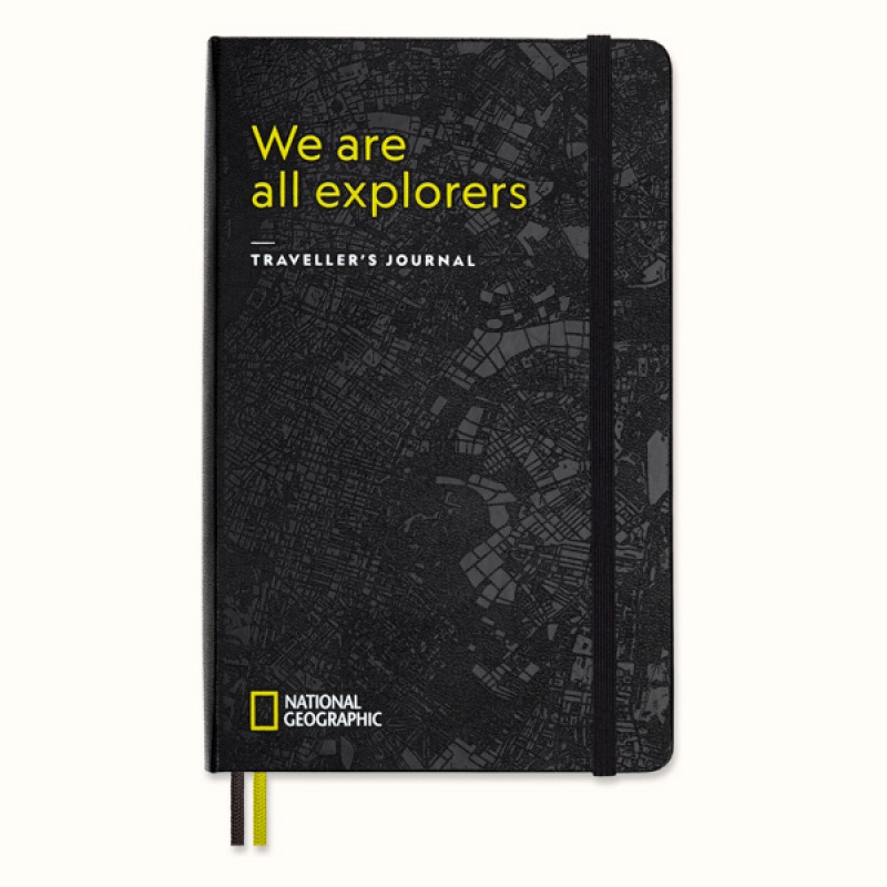 Notes MOLESKINE Passion Journal Travellers National Geographic, 400 stron, szary - zdjęcie (13