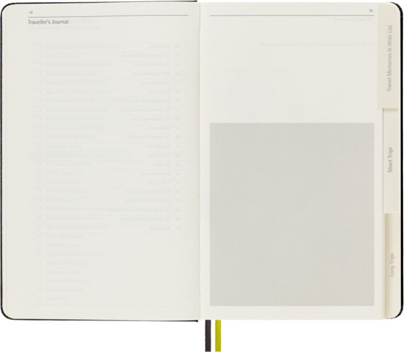 Notes MOLESKINE Passion Journal Travellers National Geographic, 400 stron, szary - zdjęcie (4