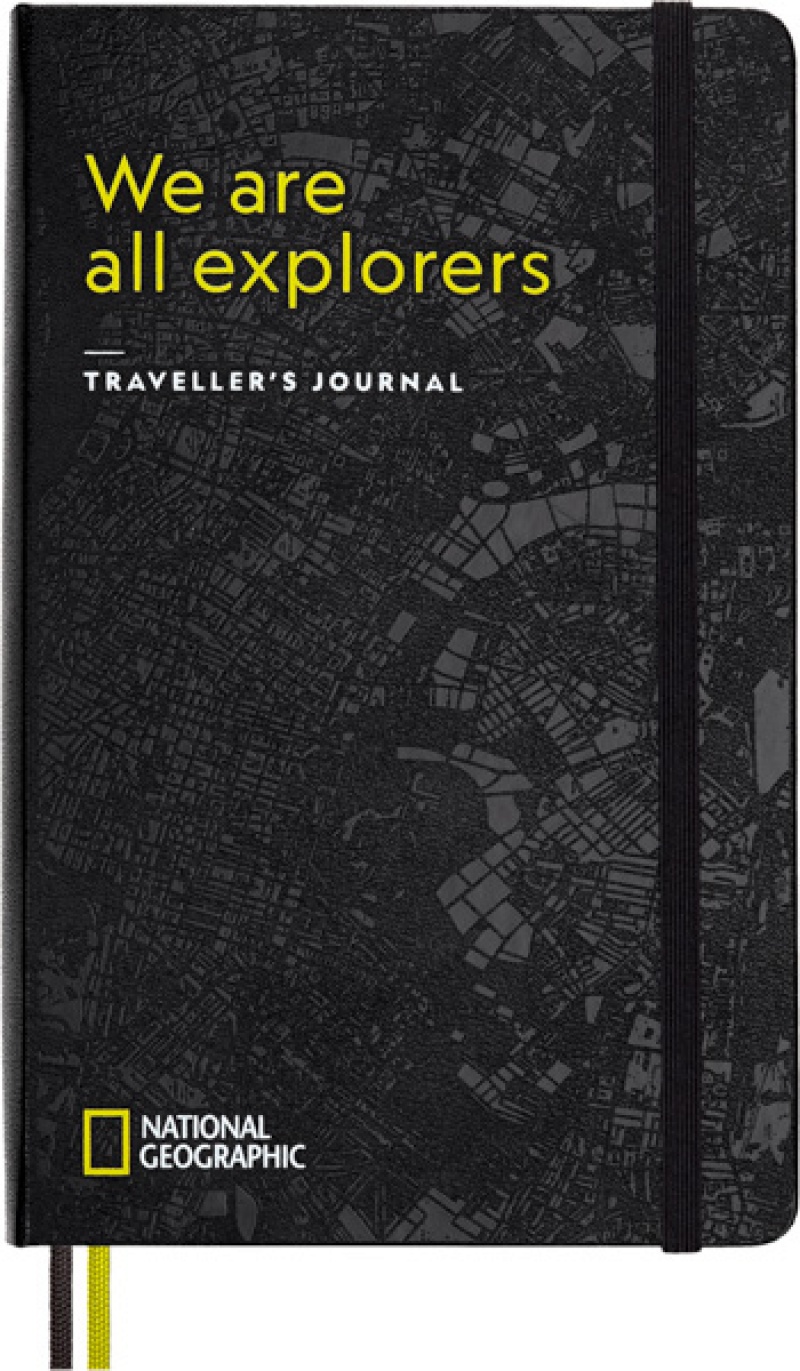 Notes MOLESKINE Passion Journal Travellers National Geographic, 400 stron, szary - zdjęcie (12
