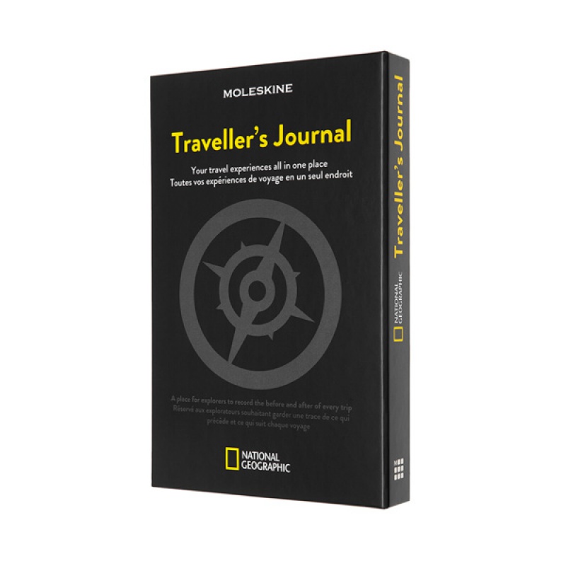 Notes MOLESKINE Passion Journal Travellers National Geographic, 400 stron, szary - zdjęcie (11