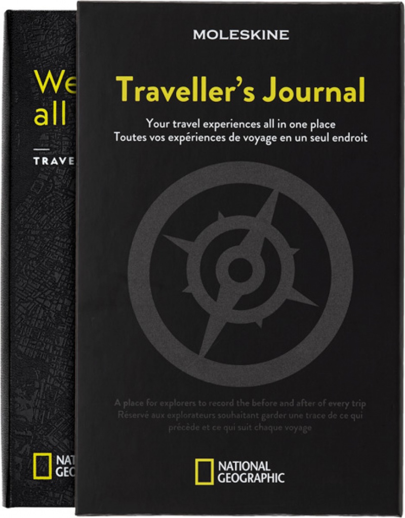 Notes MOLESKINE Passion Journal Travellers National Geographic, 400 stron, szary - zdjęcie (10