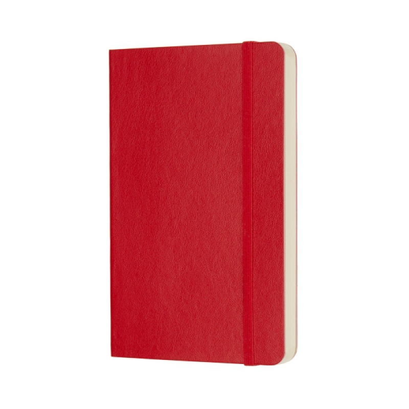 Notes MOLESKINE Classic P (9x14cm) gładki, miękka oprawa, 192 strony, czerwony - zdjęcie (8