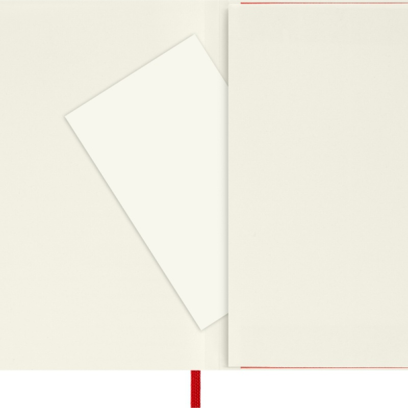 Notes MOLESKINE Classic P (9x14cm) gładki, miękka oprawa, 192 strony, czerwony - zdjęcie (5
