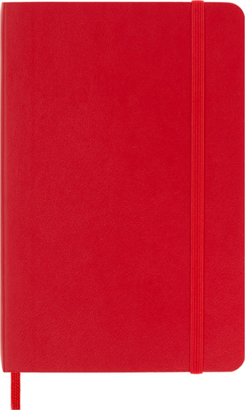 Notes MOLESKINE Classic P (9x14cm) w kropki, miękka oprawa, 192 strony, czerwony - zdjęcie (11