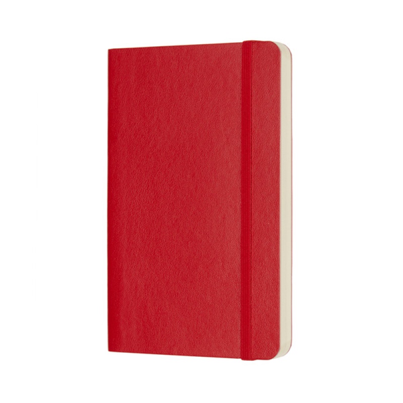 Notes MOLESKINE Classic P (9x14cm) w kropki, miękka oprawa, 192 strony, czerwony - zdjęcie (8