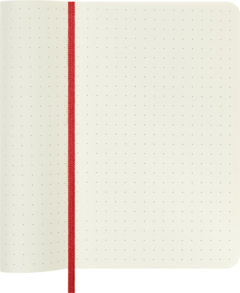 Notes MOLESKINE Classic P (9x14cm) w kropki, miękka oprawa, 192 strony, czerwony - zdjęcie (7