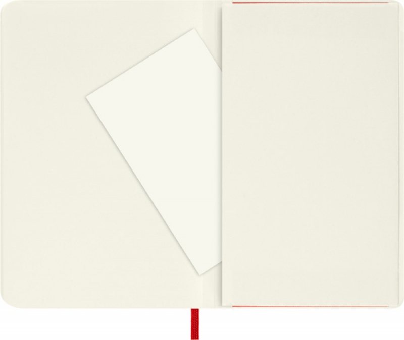 Notes MOLESKINE Classic P (9x14cm) w kropki, miękka oprawa, 192 strony, czerwony - zdjęcie (5