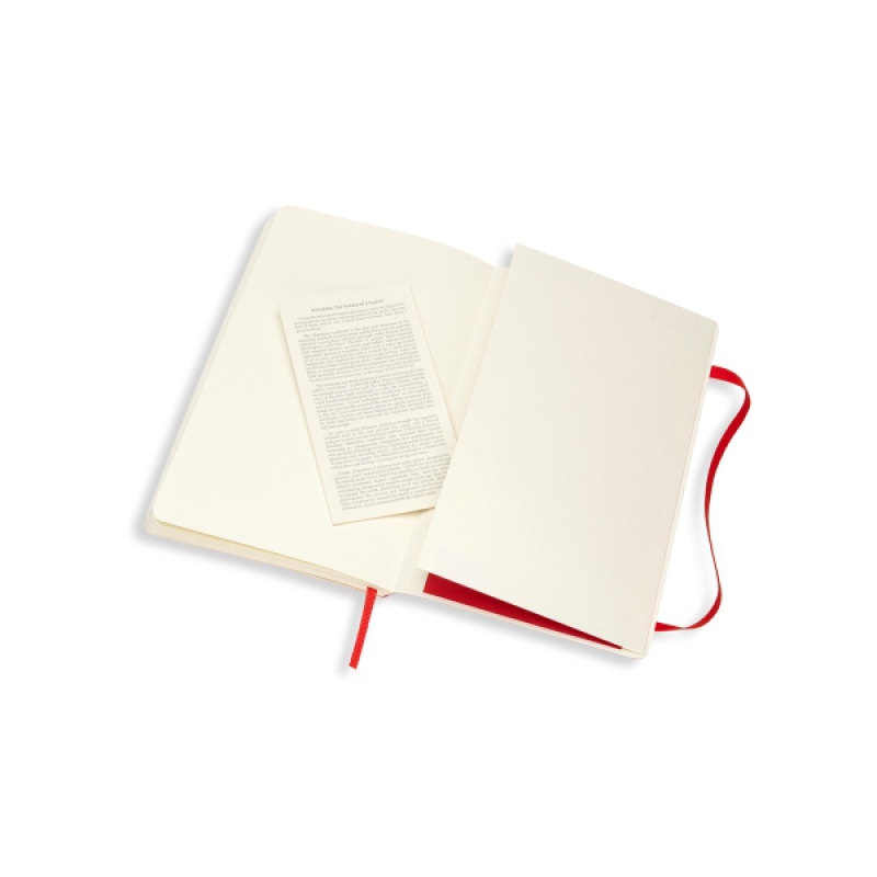 Notes MOLESKINE Classic L (13x21cm) w kropki, miękka oprawa, 192 strony, czerwony - zdjęcie (2