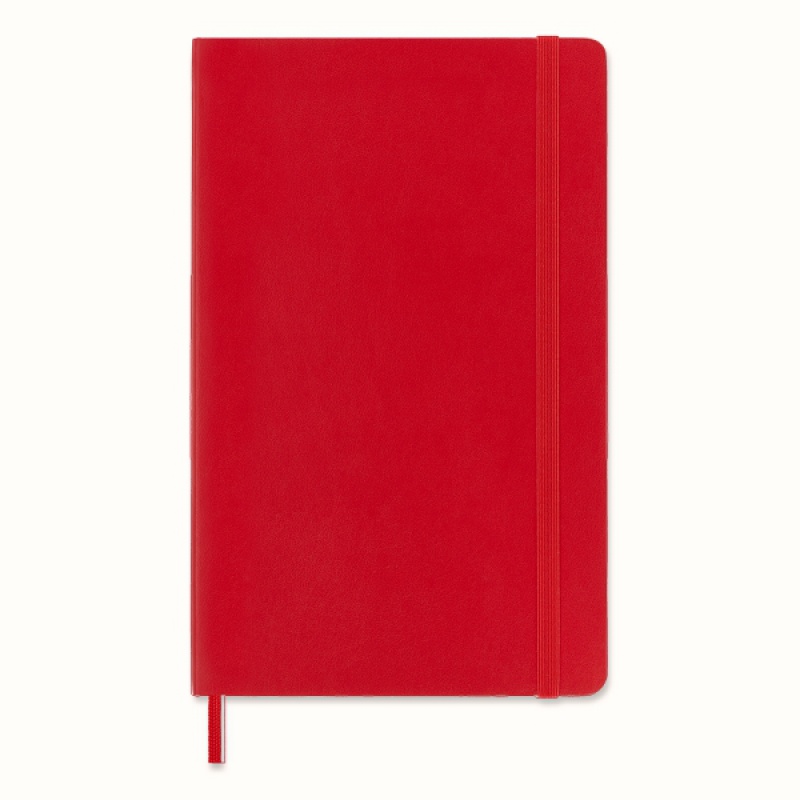 Notes MOLESKINE Classic L (13x21cm) w kropki, miękka oprawa, 192 strony, czerwony - zdjęcie (10