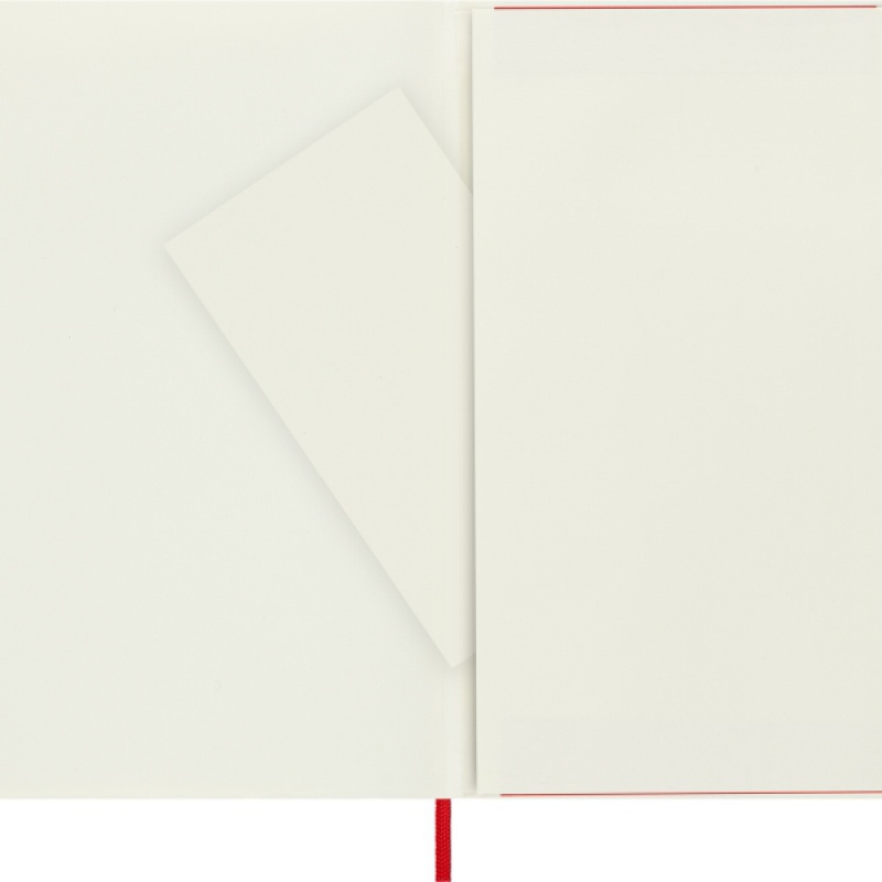 Notes MOLESKINE Classic L (13x21cm) w kropki, miękka oprawa, 192 strony, czerwony - zdjęcie (5