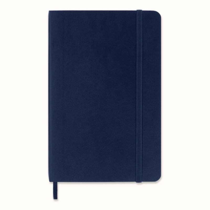 Notes MOLESKINE P (9x14cm) gładki, miękka oprawa, sapphire blue, 192 strony, niebieski - zdjęcie (10