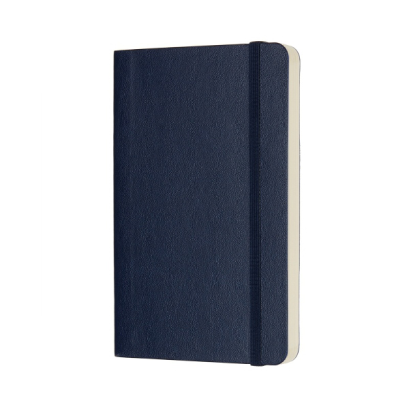 Notes MOLESKINE P (9x14cm) gładki, miękka oprawa, sapphire blue, 192 strony, niebieski - zdjęcie (8