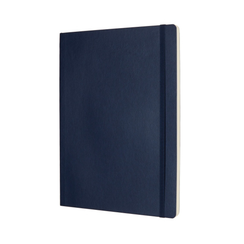 Notes MOLESKINE XL (19x25cm) gładki, miękka oprawa, sapphire blue, 192 strony, niebieski - zdjęcie (8