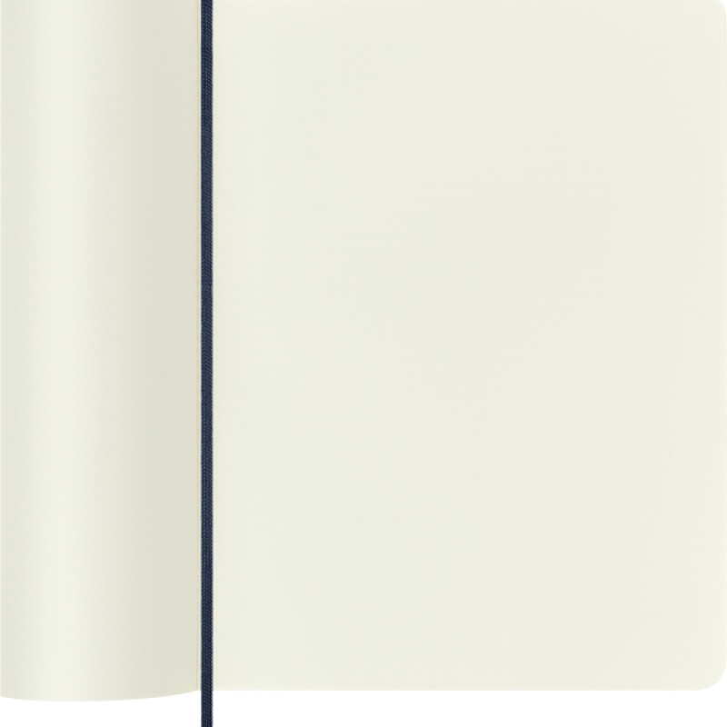 Notes MOLESKINE XL (19x25cm) gładki, miękka oprawa, sapphire blue, 192 strony, niebieski - zdjęcie (7