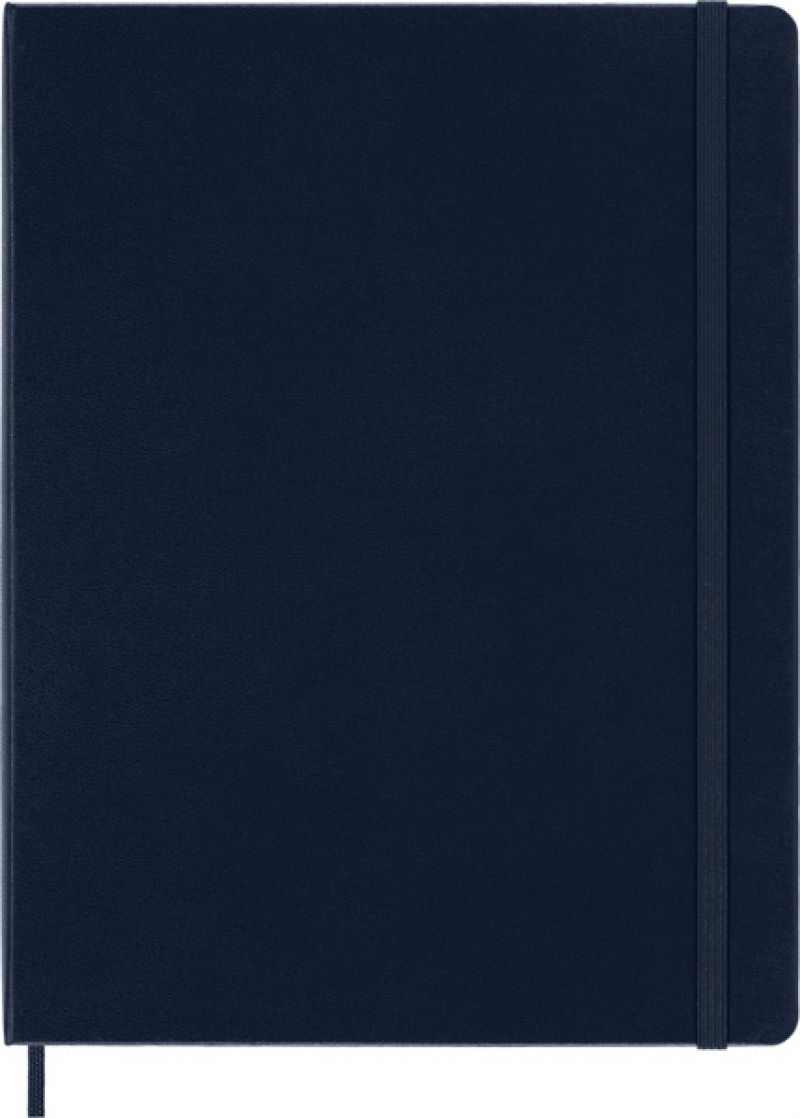 Notes MOLESKINE Classic XL (19x25cm) w linie, twarda oprawa, sapphire blue, 192 strony, niebieski - zdjęcie (11