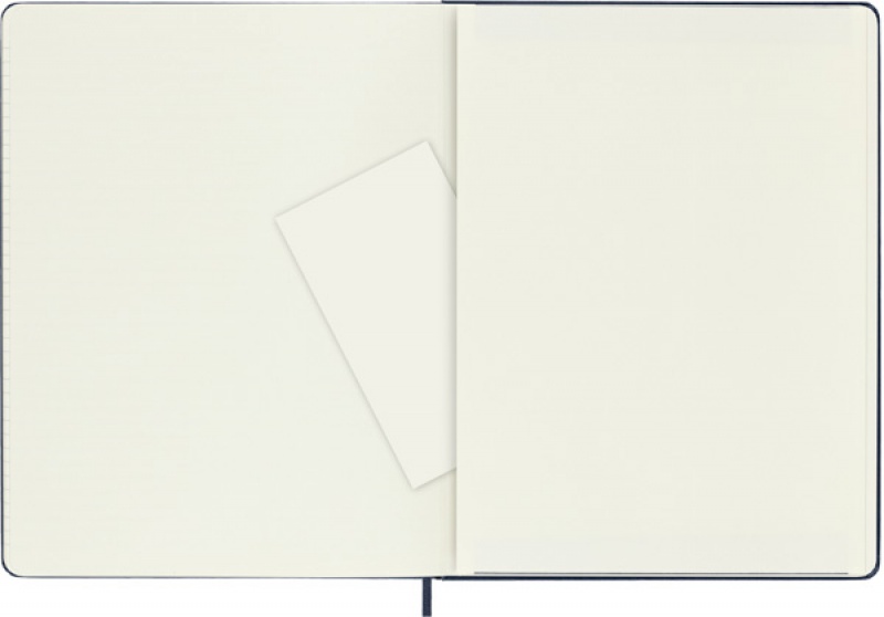 Notes MOLESKINE Classic XL (19x25cm) w linie, twarda oprawa, sapphire blue, 192 strony, niebieski - zdjęcie (5