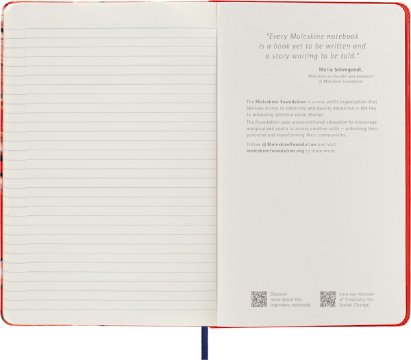 Notes MOLESKINE edycja limitowana Year of the Tiger L (13 × 21 cm) w linie, czerwony - zdjęcie (4