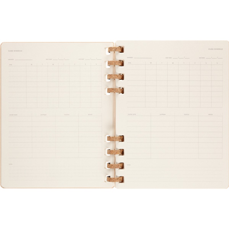Kalendarz akademicki na spirali MOLESKINE lip 22 - cze 2023, XL, twarda oprawa, remake oyster - zdjęcie (12