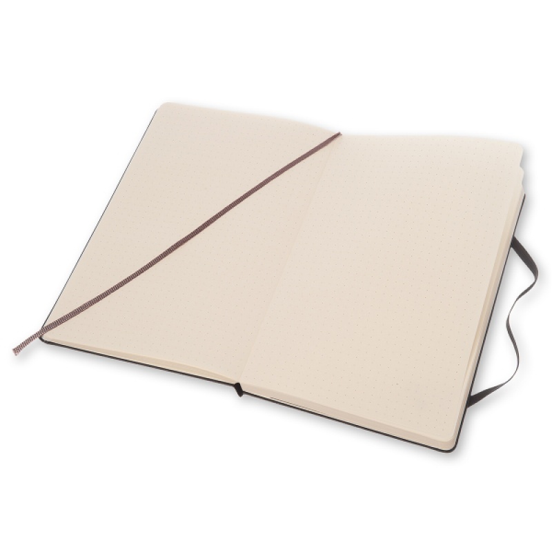 Notes MOLESKINE Classic L (13x21cm) w kropki, twarda oprawa, 240 stron, czarny - zdjęcie (3