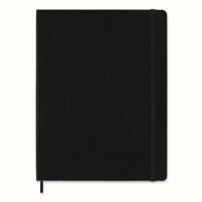 Notes MOLESKINE Classic XL (19x25cm) gładki, twarda oprawa, 192 strony, czarny - zdjęcie (9
