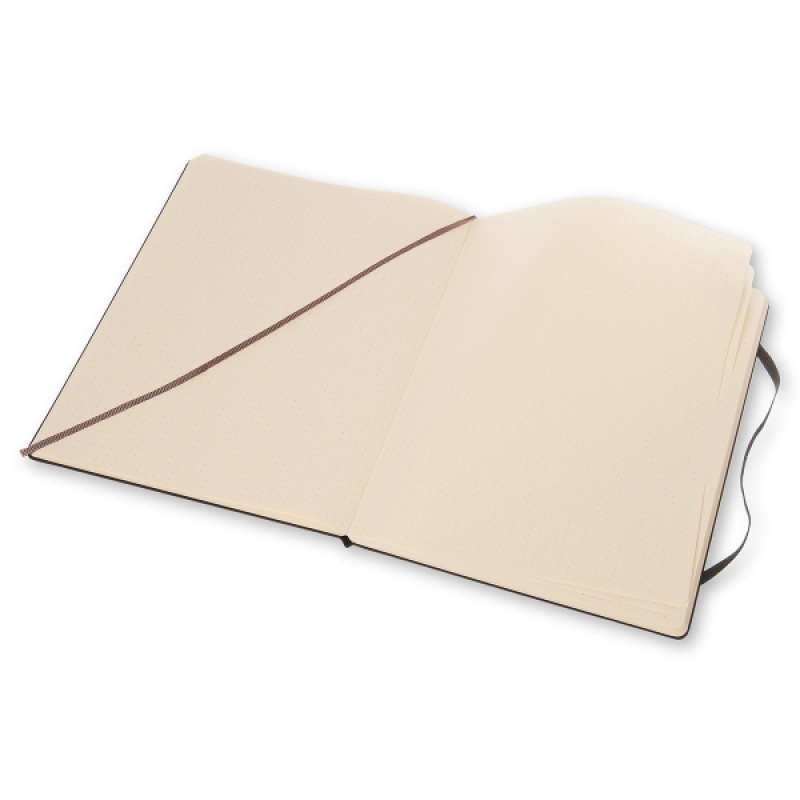 Notes MOLESKINE Classic XL (19x25cm) w kropki, twarda oprawa, 192 strony, czarny