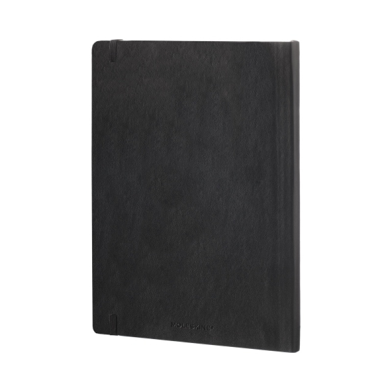 Notes MOLESKINE Classic XL (19x25cm) w kropki, miękka oprawa, 192 strony, czarny