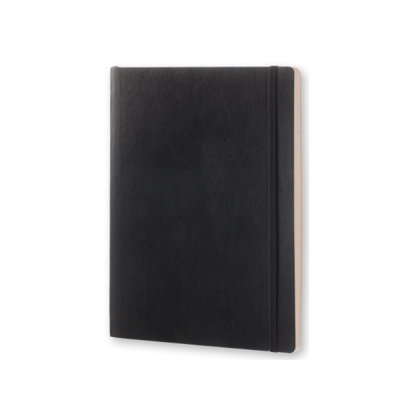 Notes MOLESKINE Classic XL (19x25cm) w kropki, miękka oprawa, 192 strony, czarny - zdjęcie (5