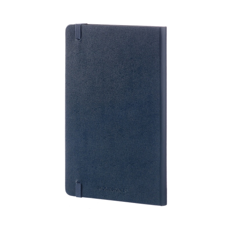 Notes MOLESKINE Classic L (13x21cm) gładki, twarda oprawa, sapphire blue, 240 stron, niebieski