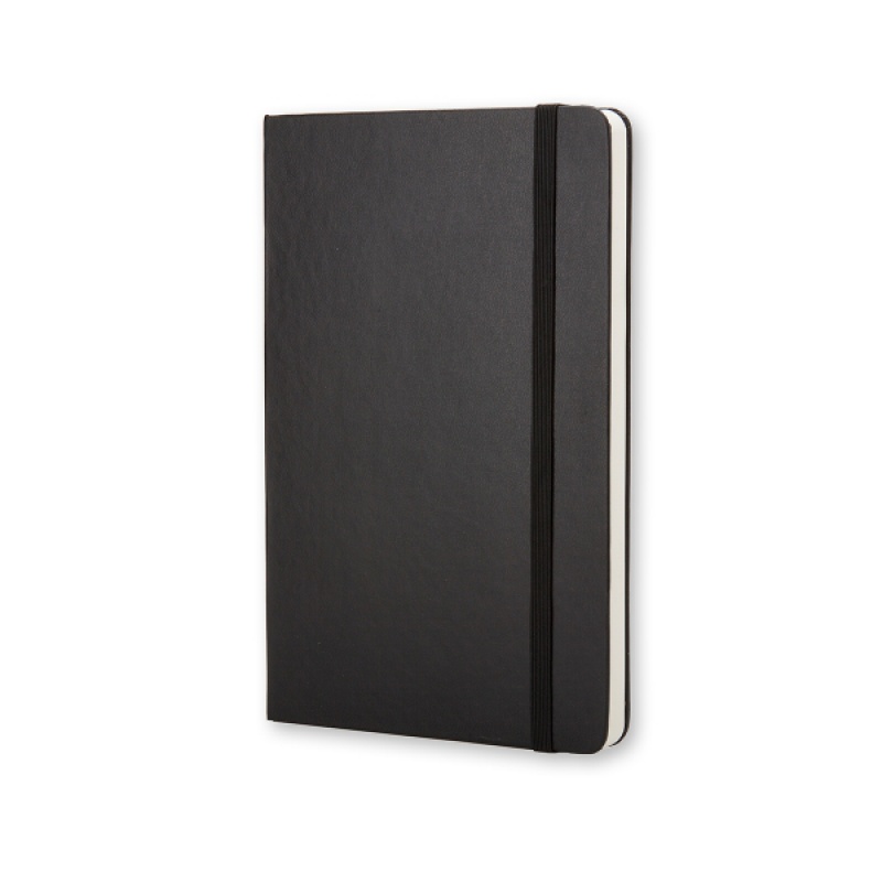 Notes MOLESKINE Classic P (9x14cm) w kropki, twarda oprawa, 192 strony, czarny