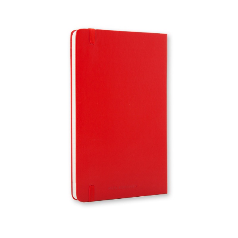 Notes MOLESKINE Classic P (9x14cm) w linie, twarda oprawa, 192 strony, czerwony - zdjęcie (6