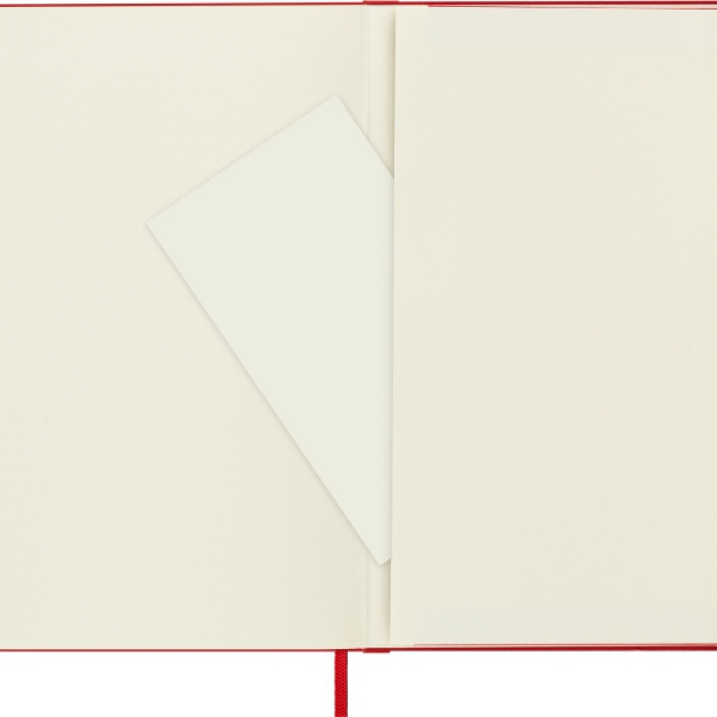 Notes MOLESKINE Classic L (13x21cm) w linie, twarda oprawa, 240 stron, czerwony - zdjęcie (5