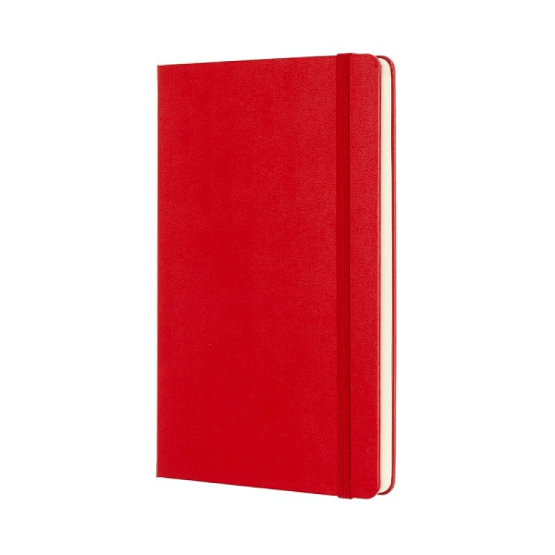 Notes MOLESKINE Classic L (13x21cm) gładki, twarda oprawa, 240 stron, czerwony - zdjęcie (8