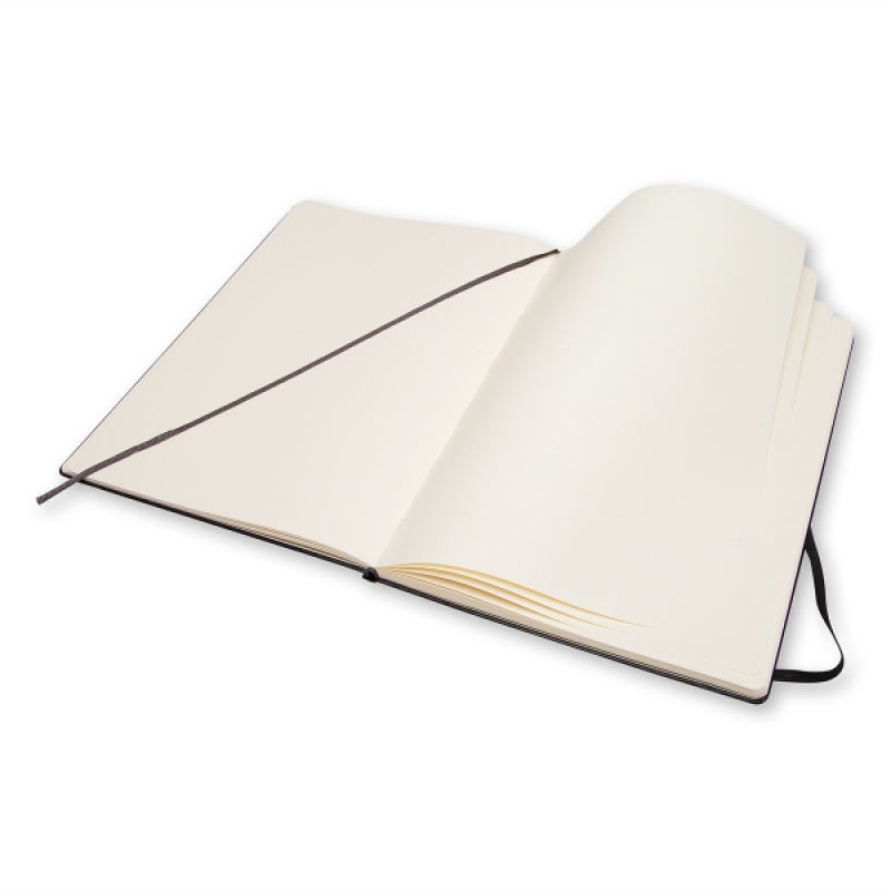 Szkicownik MOLESKINE A4 (21x29,7cm), twarda oprawa, 96 stron, czarny - zdjęcie (3
