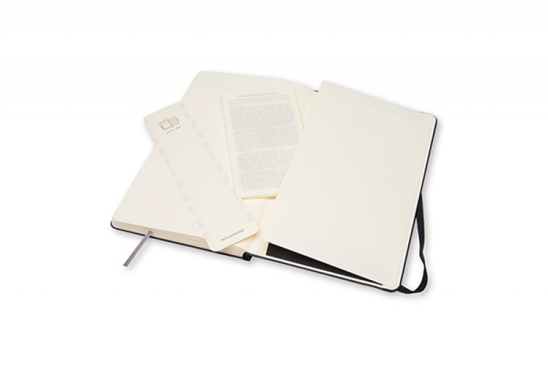Notes MOLESKINE music L, 13x21cm,w pięciolinie, twarda oprawa, 192 strony, czarny - zdjęcie (2