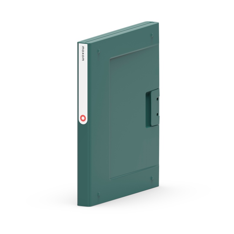 Folder NEW BINDER MOXOM, plastikowy, A4/25mm zielony - zdjęcie (3