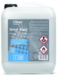 Preparat czyszcząco-nabłyszczający CLINEX Shine Steel 5L 77-500, do stali nierdzewnej