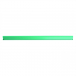 Listwa zaciskająca DONAU, PVC, A4, 8mm, do 80 kartek, zielona