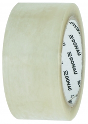 Taśma pakowa DONAU Hot-Melt , 48mm, 66m, 50mikr., transparentna