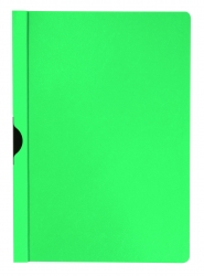 Skoroszyt Q-CONNECT z metalowym klipsem, PP, A4, 200/350mikr., zielony