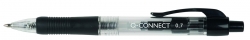 Długopis automatyczny Q-CONNECT 1,0mm, czarny
