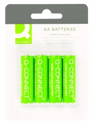 Baterie super-alkaliczne Q-CONNECT AA, LR06, 1,5V, 4szt.