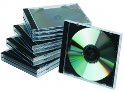 Pudełko na płytę CD/DVD Q-CONNECT, standard, 10szt., przeźroczyste