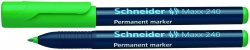 Marker permanentny SCHNEIDER Maxx 240,1-2 mm, zielony
