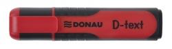 Zakreślacz fluorescencyjny DONAU D-Text, 1-5mm (linia), czerwony pbs269